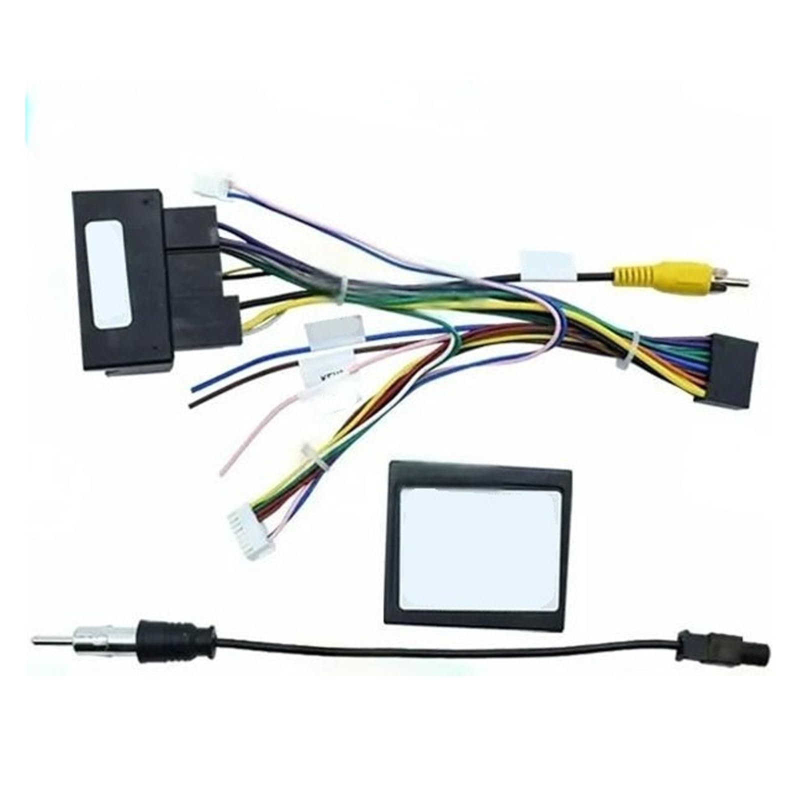 Bmlgpgbcdw Cable Canbus Stereo Radio Fascia Car Radio Stereo Player Frame For Vw For Transporter For Caravelle 6 T6.1 T6 2015-2020 With Cable Harness Radio Panel Fascia(Cable Canbus)