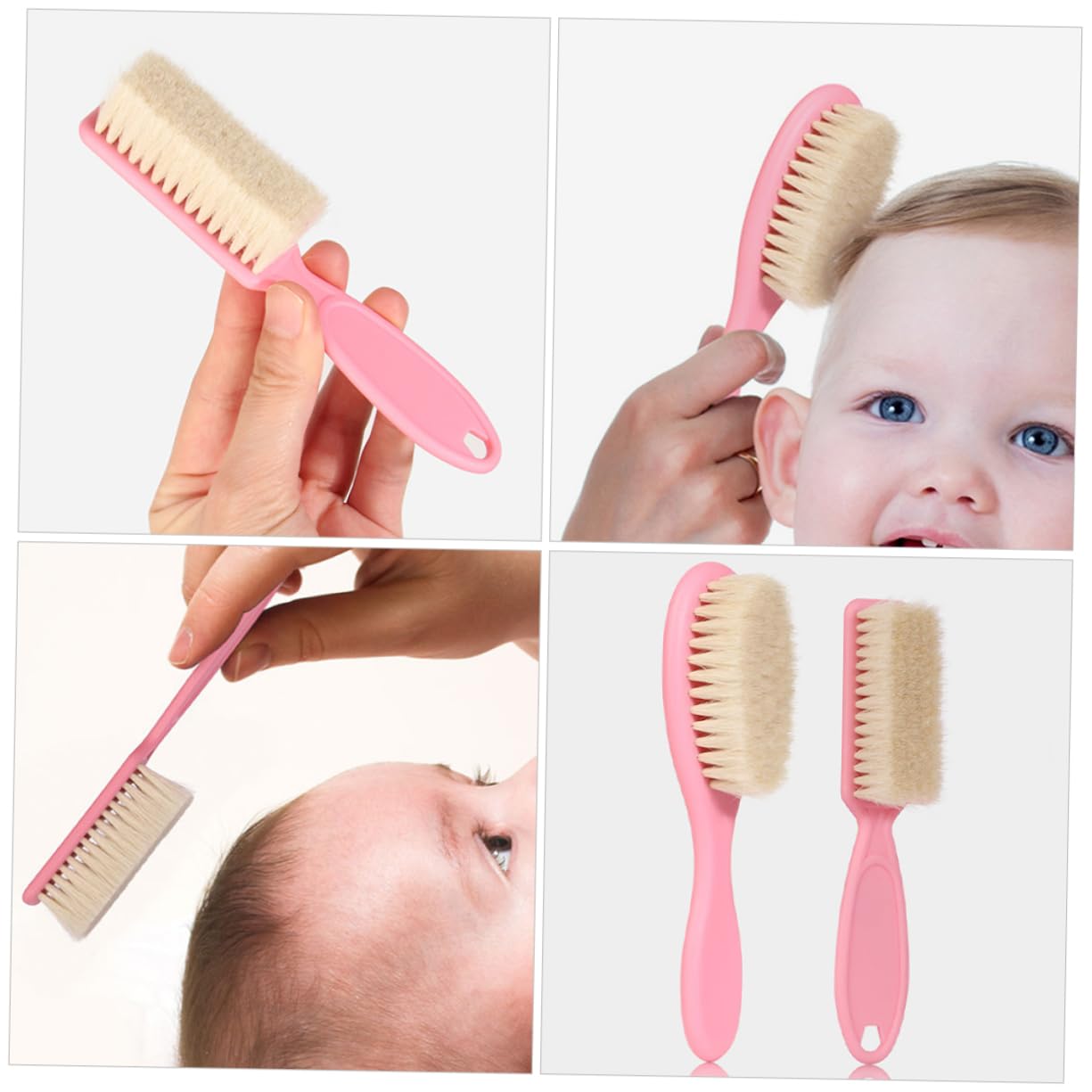 HAPINARY Home Shampoo Brush Scalp Massager Baby Hair Brush Detangler for Gentle Cleaning and Exfoliating