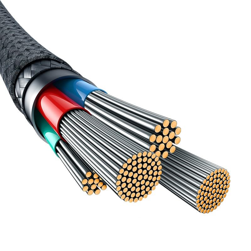 Image of Baseus Unbreakable Series Fast Charging Data Cable USB to Type-C 100W 2m Stellar White