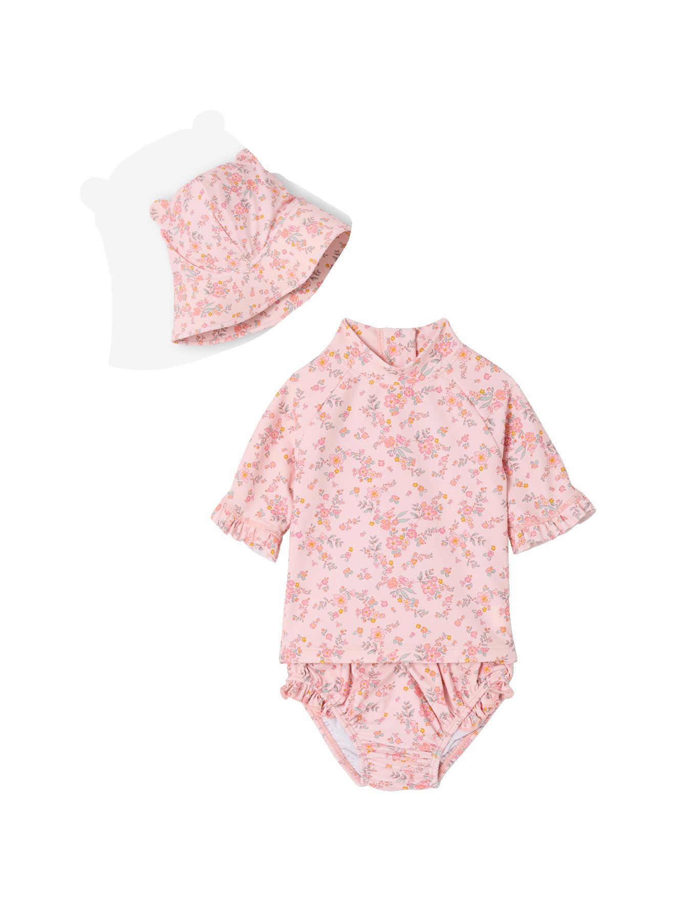 VERTBAUDET Maillot Bain Anti UV 3 pièces