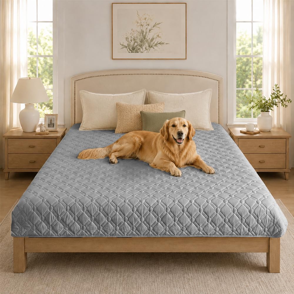 YMYDYFC Waterproof Sofa Slipcover Non-Slip Sofa Protector for Kids, Pets & Couch Cover for Dogs Washable, Sofa Protectors from Pets,Four Seasons Universal 76x178cm