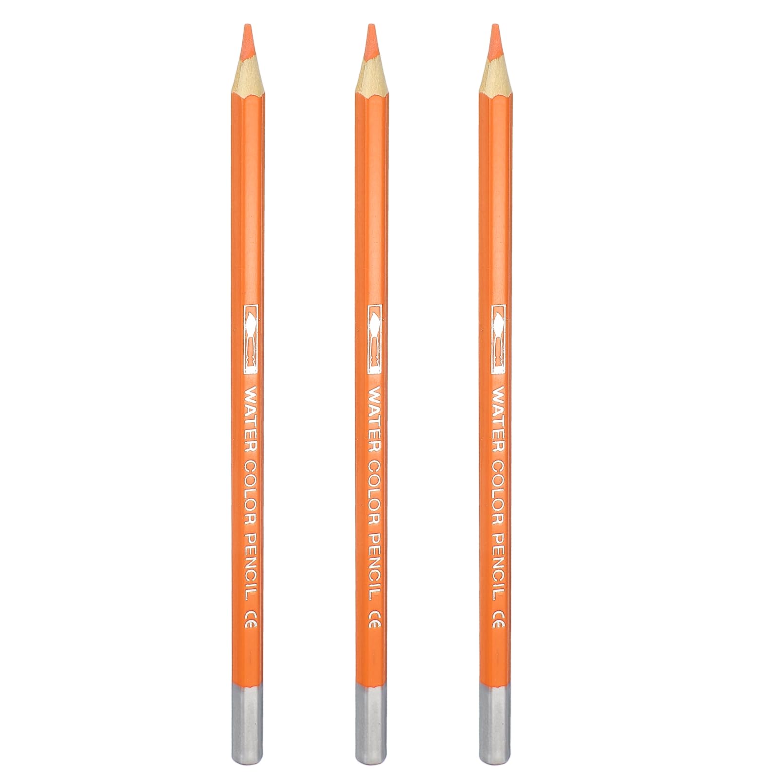 PATIKIL Watercolor Pencils, Orange Yellow Color Pencil Set Sketch Coloring Drawing Colored Pencils Bulk Artist Drawing Supplies for Adult Coloring Book Blending, 3 Pcs