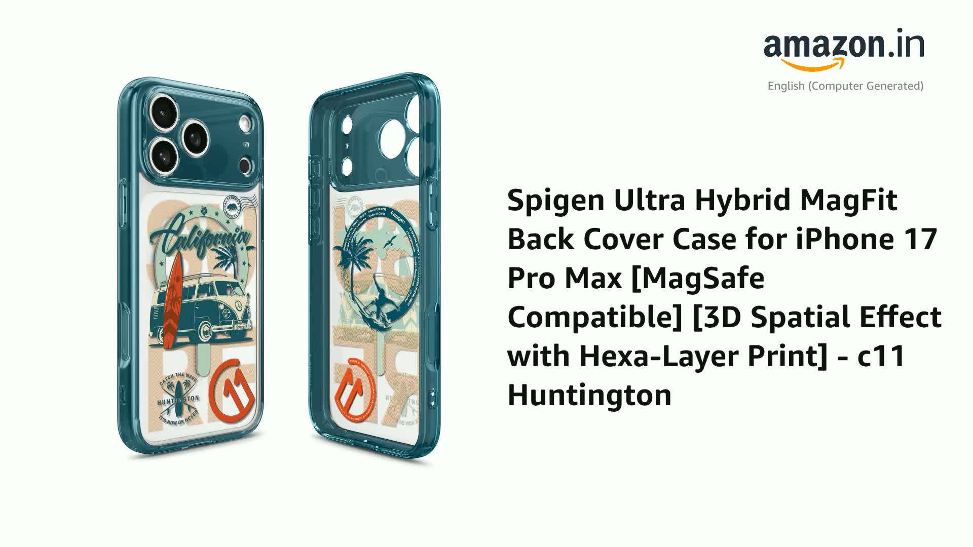 Spigen Ultra Hybrid MagFit Back Cover Case for iPhone 17 Pro Max