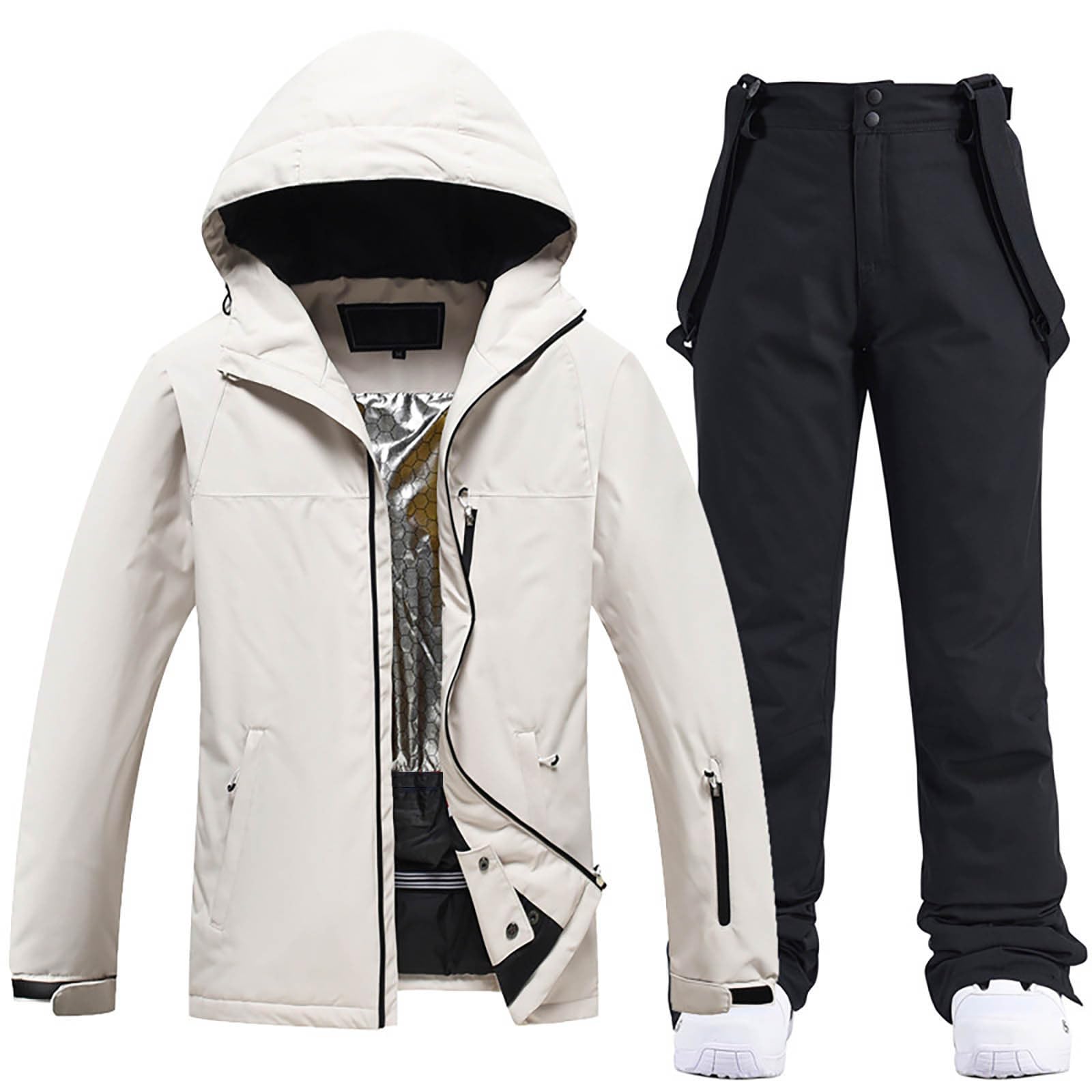 Generisch Herren Winter Skianzug Set Profi Schneesport Komplettausrüstung für Outdoor Aktivitäten