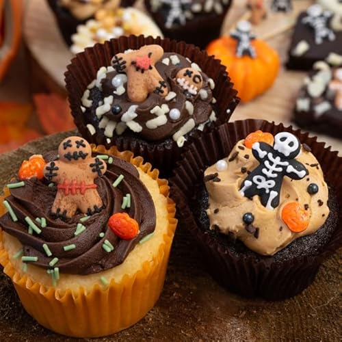 Halloween Ginger-Dead men Gingerbread Edible Sugar Cake Cupcake Decorations x20 - Image 5