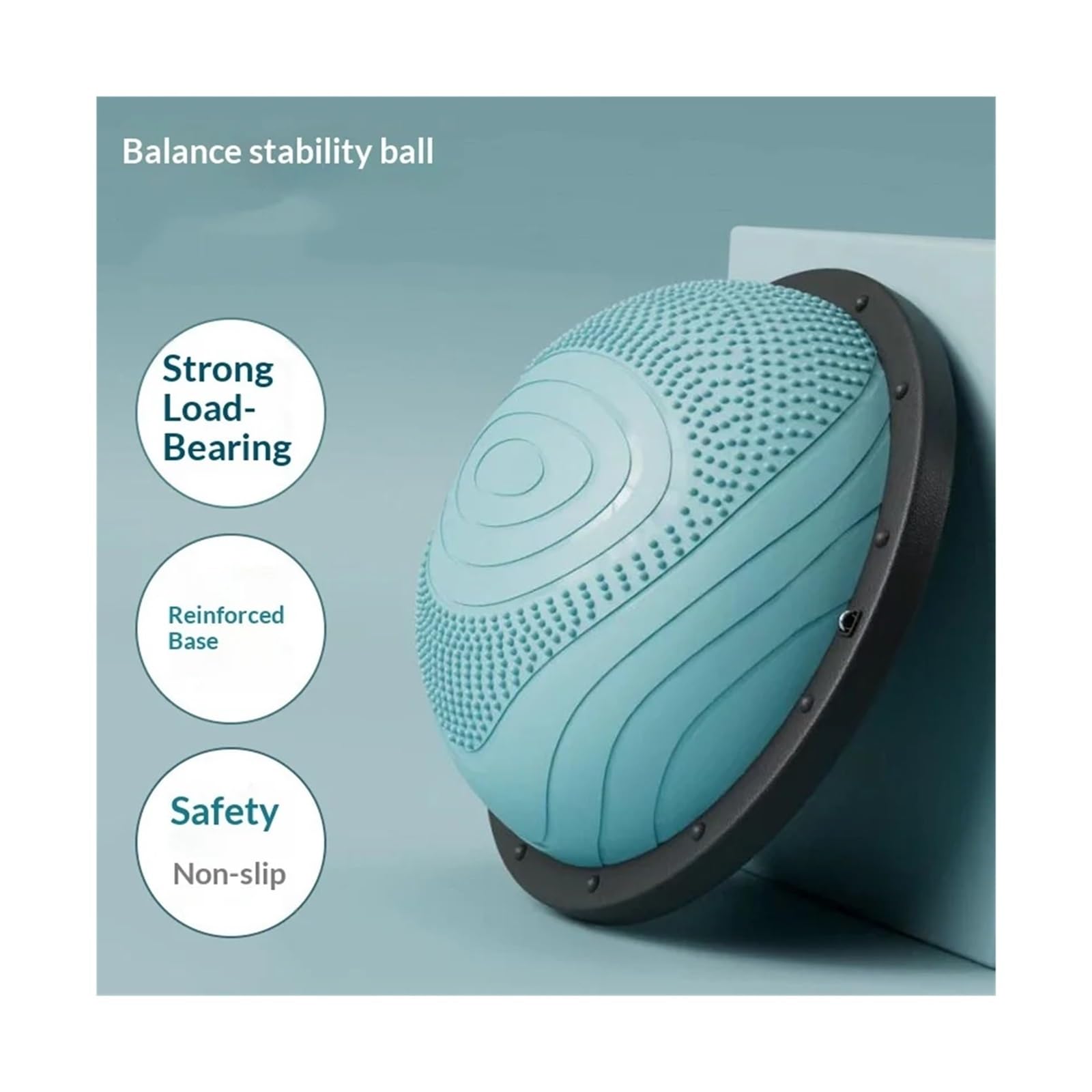 Attrezzatura semicircolare di addestramento di forma fisica di yoga della palla di velocità di Wave dell'equilibrio