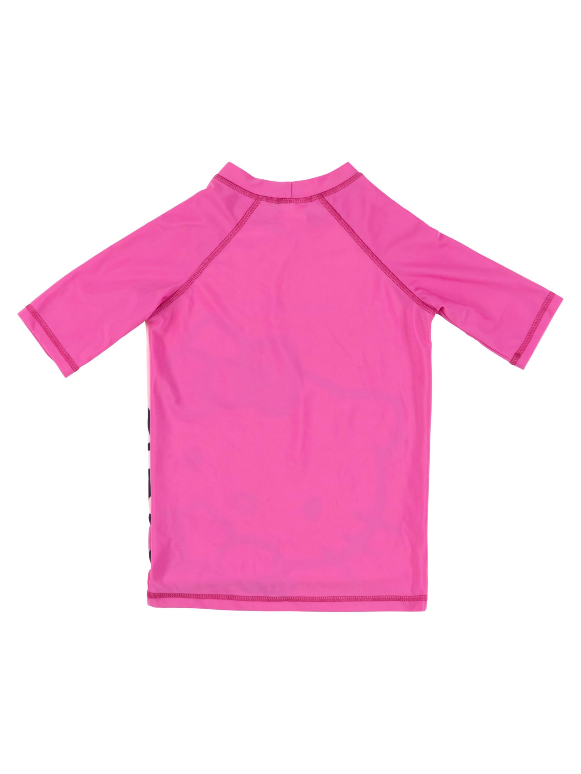 United Labels Hello Kitty dwuczęściowy kostium kąpielowy z ochroną UV 30, dla dziewcząt, różowy, moda kąpielowa dla dzieci, z koszulką i kąpielówkami, strój kąpielowy