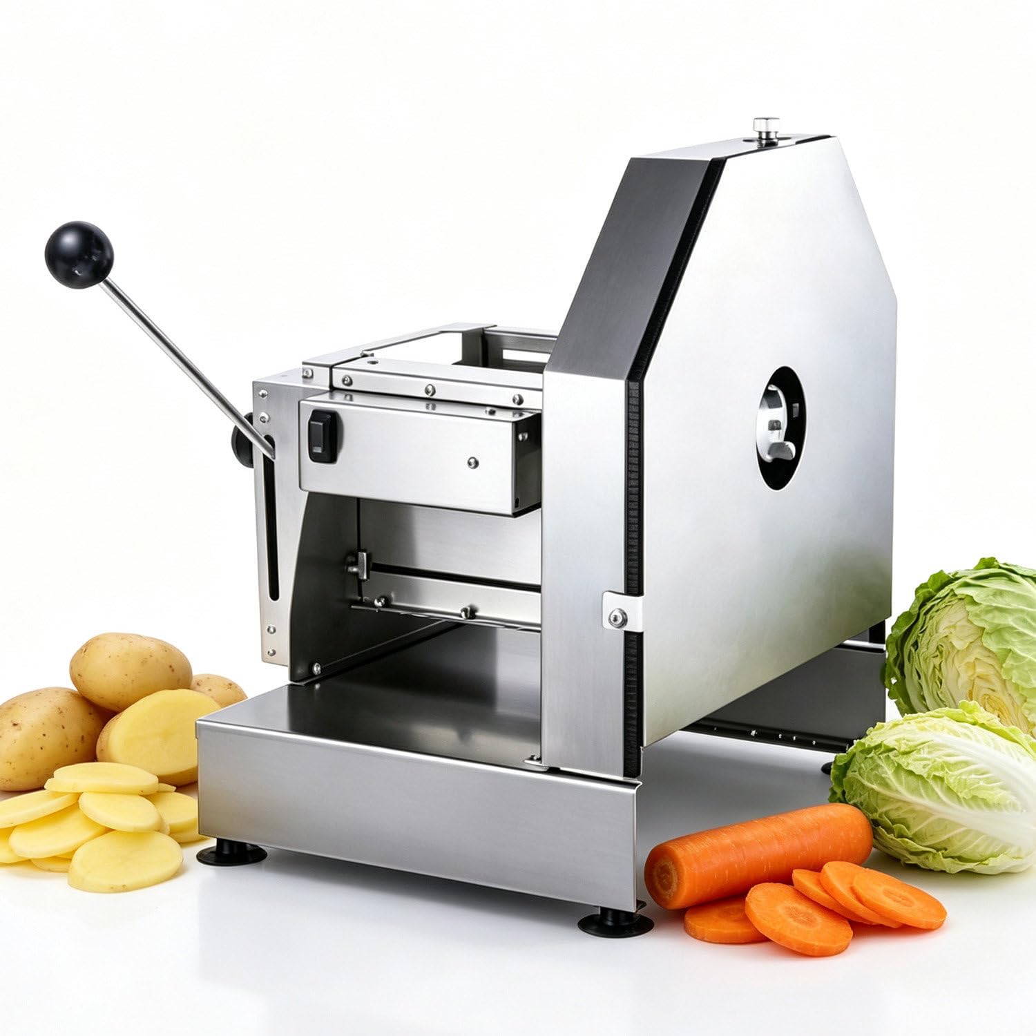 Dowpie Multicolor Manual & Electric Electric Potato Slicer Adjustable Thickness