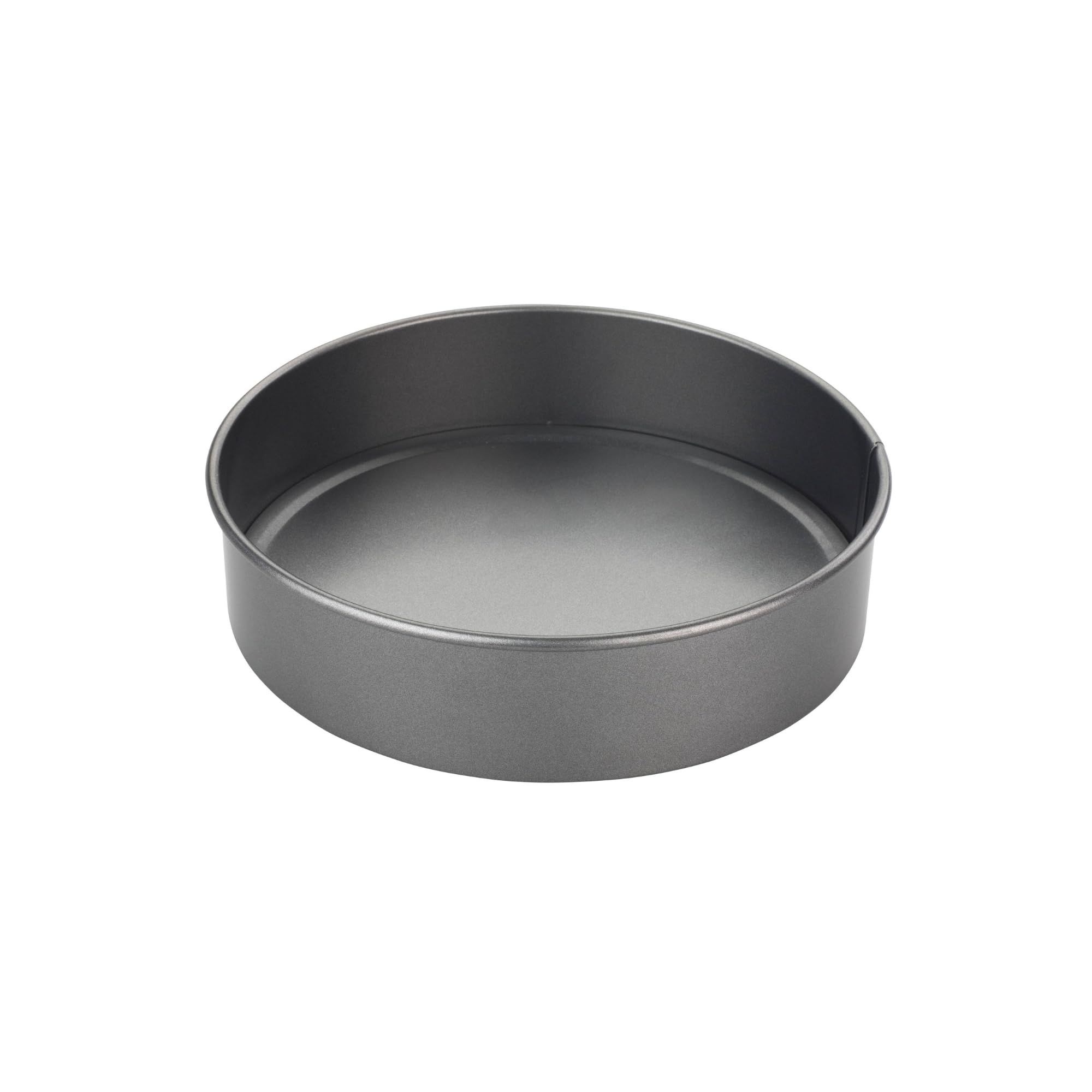 Non-Stick Cake Tin, Round Sandwich Pan with Loose Base for Easy Release, Fridge and Freezer Safe. Grey, 20cm, 8 Inch