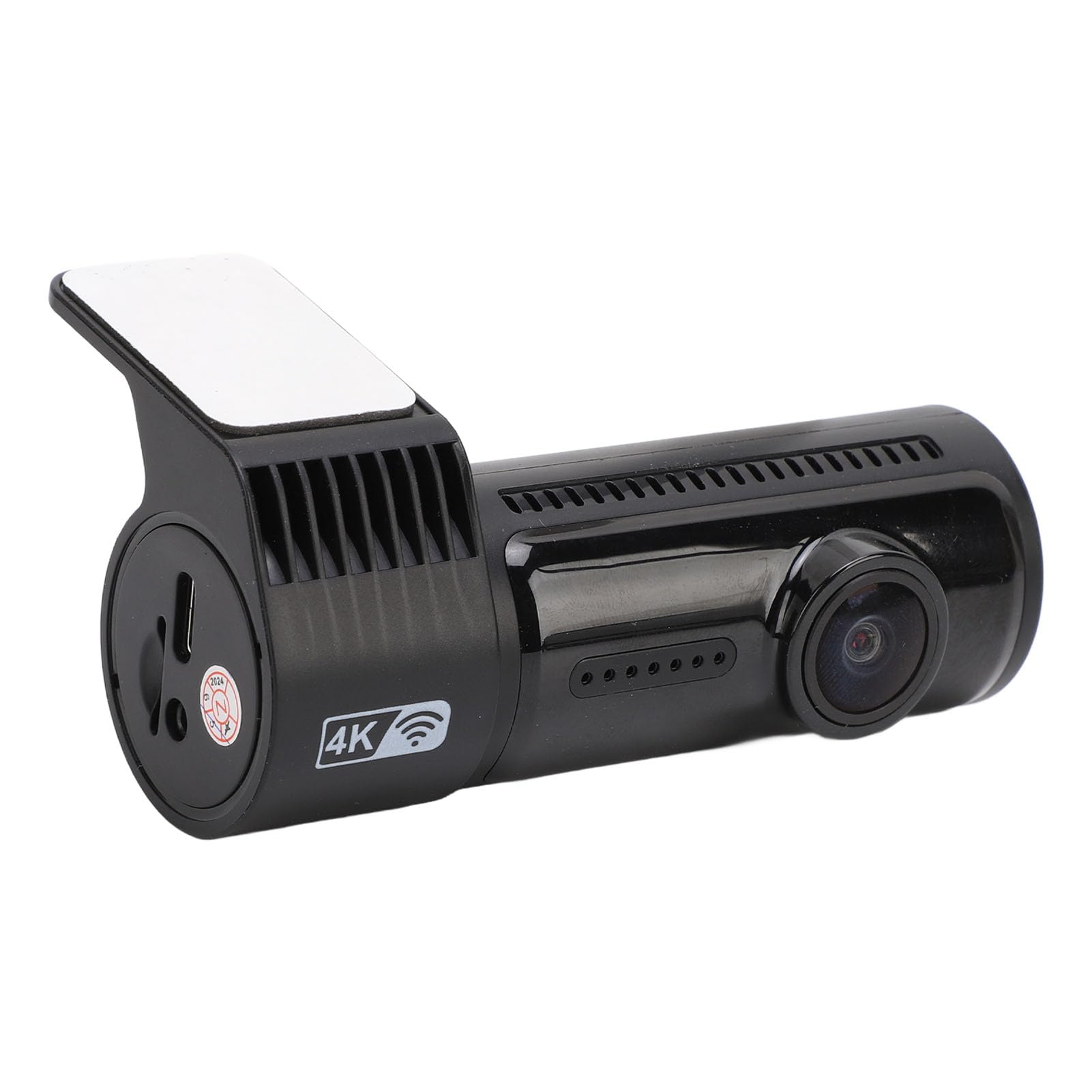 Schimer Dash Cam 4K Ultra HD con Doppio Obiettivo e Grandangolo da 170°