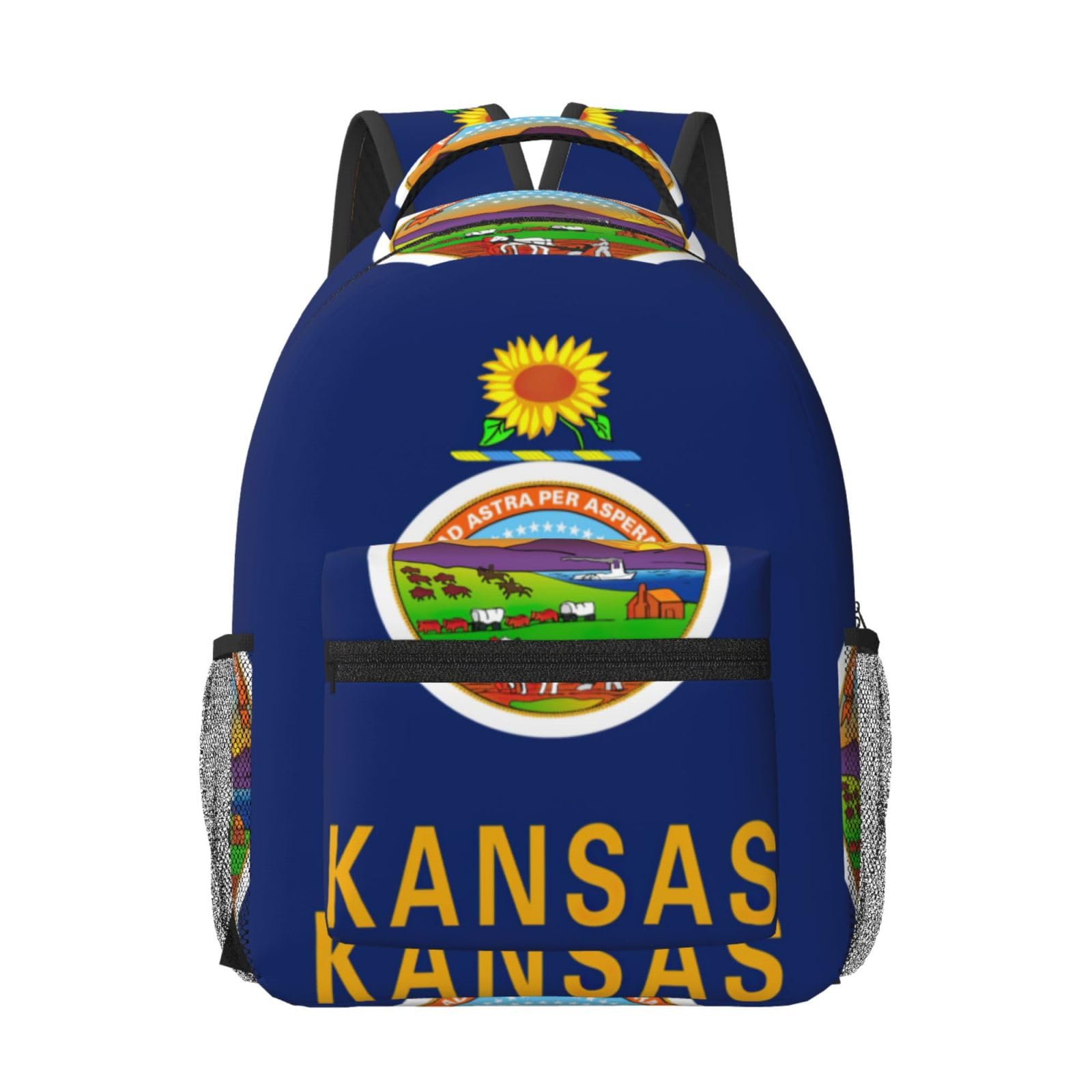 Sac à dos ordinateur portable Kansas State Flag validé article personnel - 8
