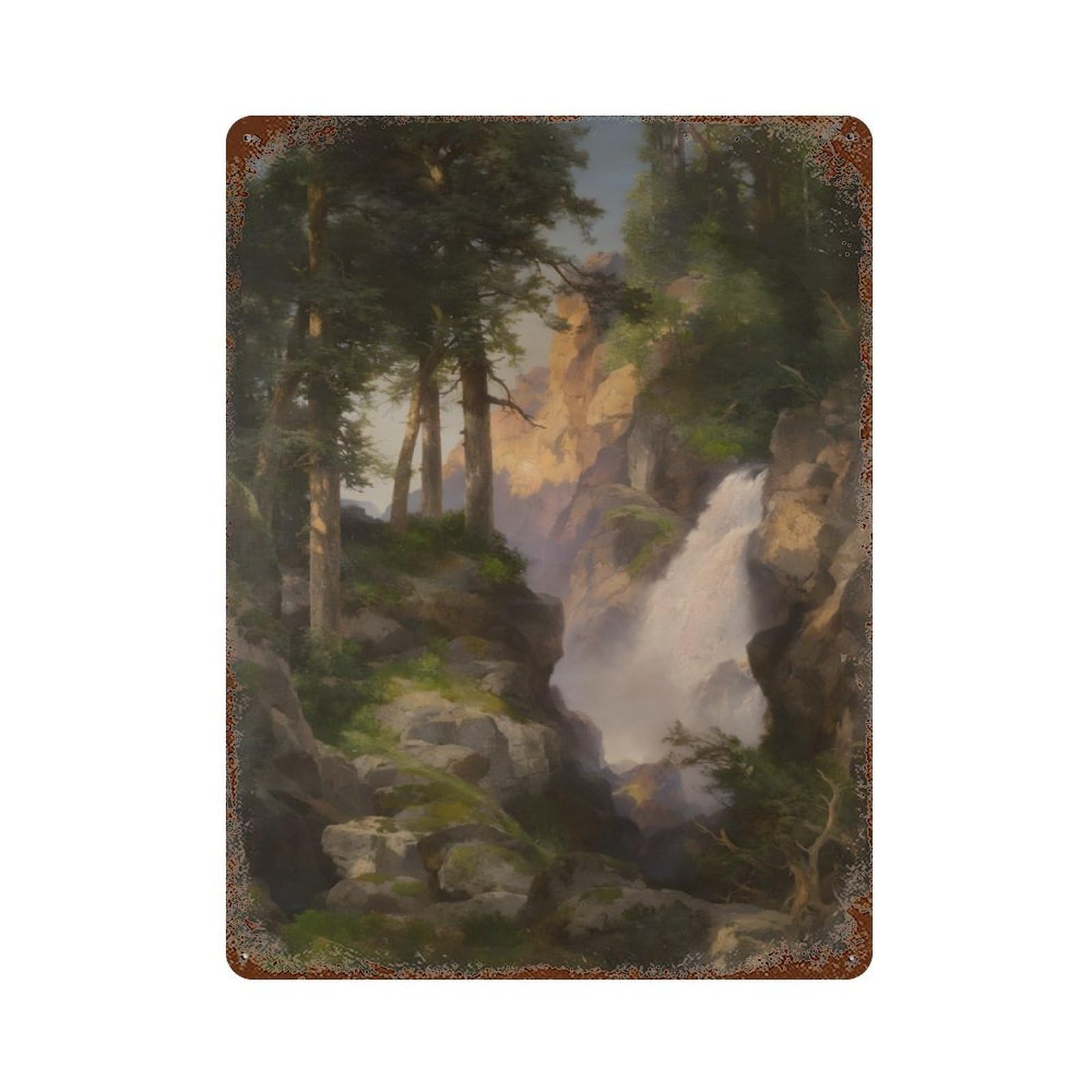 xiaoxiaoshen Thomas Moran (19) Wall Decor Art Metal Tin Poster Modern Home Decor Art Home Bar Shop Decorations Vintage Sign 40x30cm