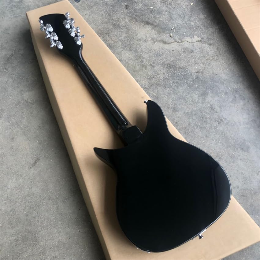 Guitarra eléctrica Custom 325 en color negro con 12 cuerdas: perfecta for músicos profesionales y entusiastas que buscan un sonido alto