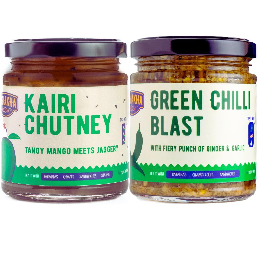 See full amazon price history chart for Pataakha Green Chilli Kairi Chutney Combo|Sweet Spicy|Raw Mango Tangy Chutney & Indian Chilli Ginger Garlic Chutney| No artificial Colours, Preservatives|Chaat, Parathas, Roti,Indian Food| Pack of 2 Pataakha Green Chilli Kairi Chutney Combo|Sweet Spicy|Raw Mango Tangy Chutney & Indian Chilli Ginger Garlic Chutney| No artificial Colours, Preservatives|Chaat, Parathas, Roti,Indian Food| Pack of 2 (B0CKP7N75G) Amazon Price History, Amazon Price Tracker