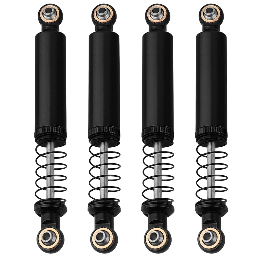 Pothyes 4pcs Metal Alloy Oil Shock Absorber Damper 70 80 90 100 110mm Outer Spring for 1/10 RC Crawler Axial SCX10 i ii iii Capra Tamiya CC01 D90 TRX4