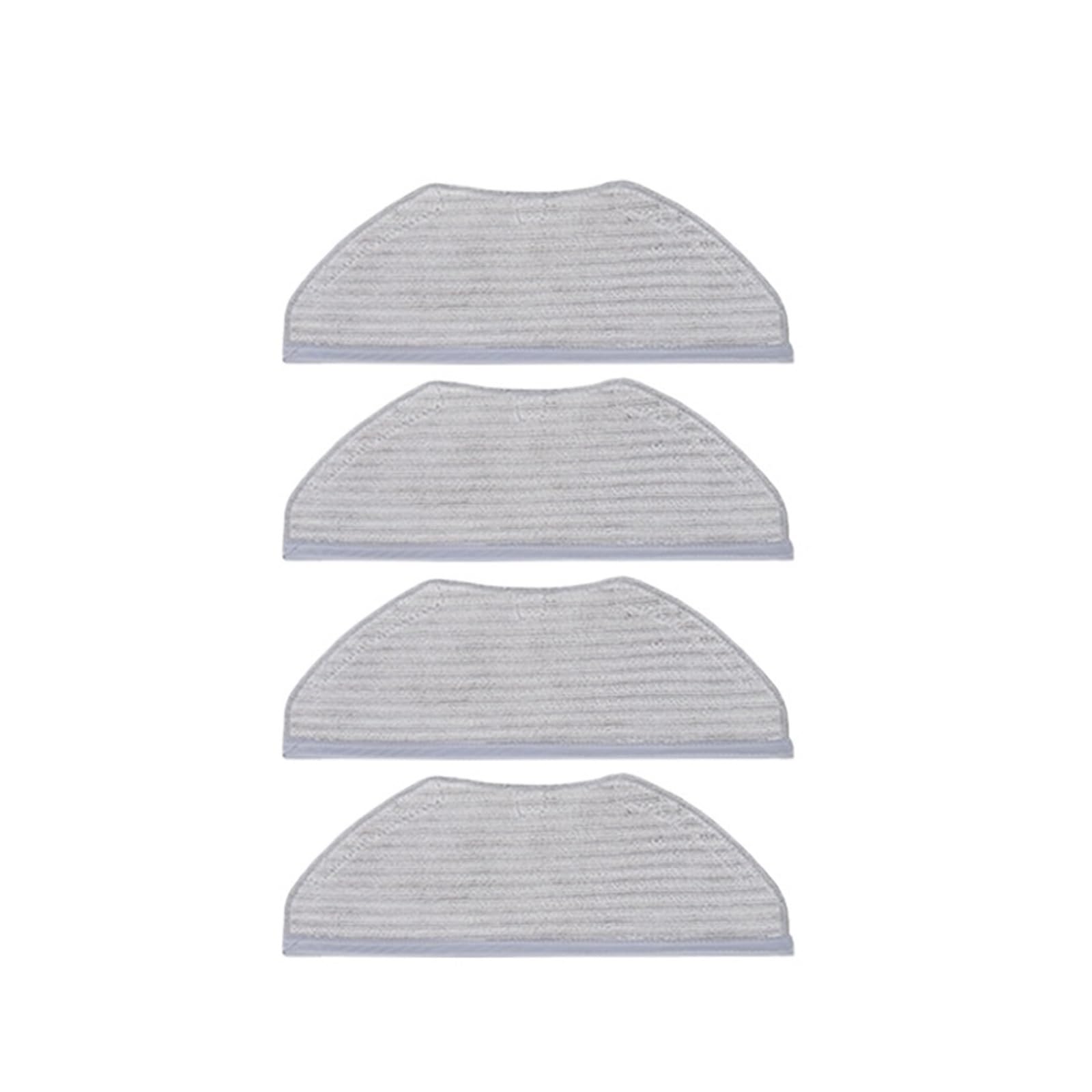 Main Side Brush, Hepa Filter, Mop Cloth, Compatible For Viomi V3 Max, Sweeping Robot parts (Color : 4pcs mop cloths)