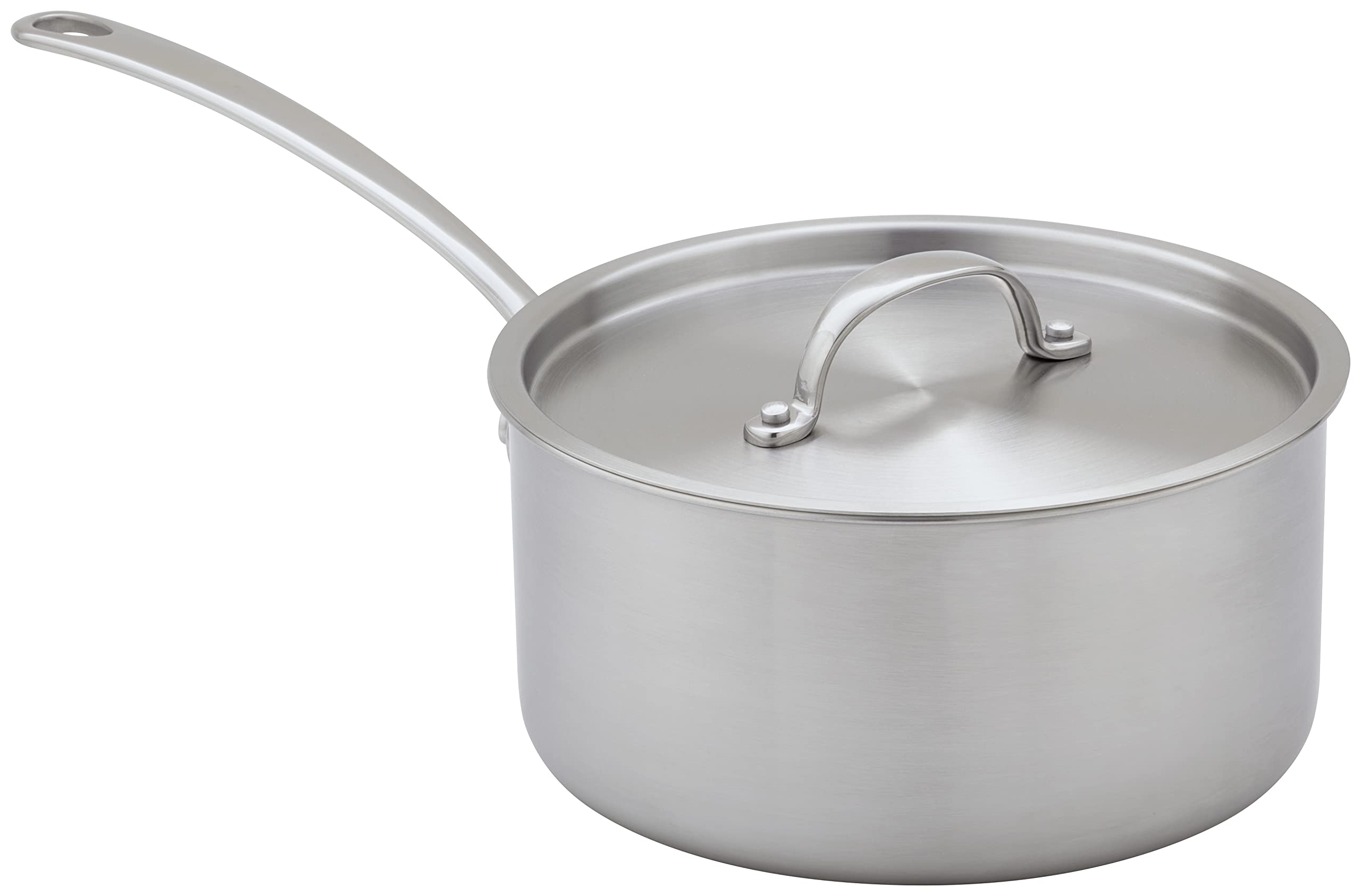 Stellar Eclipse 20cm Saucepan 2.5 Litre Capacity with Lid, Stainless Steel, Induction Suitable, Dishwasher Safe