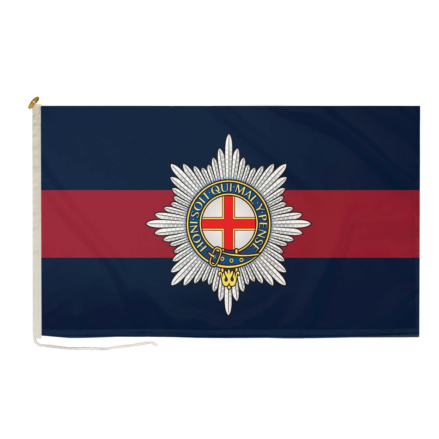 DuraFlag Coldstream Guards 5ft x 3ft Flag Premium Quality With Rope & Toggle Reinforced Stitching 150cm x 90cm British Army Guards Regiment