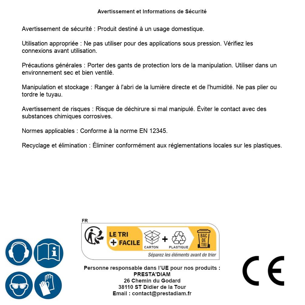 Manguera Anillada Translúcida 25m D.30 mm - Flexible y resistente - Ideal para varios usos - D-Work