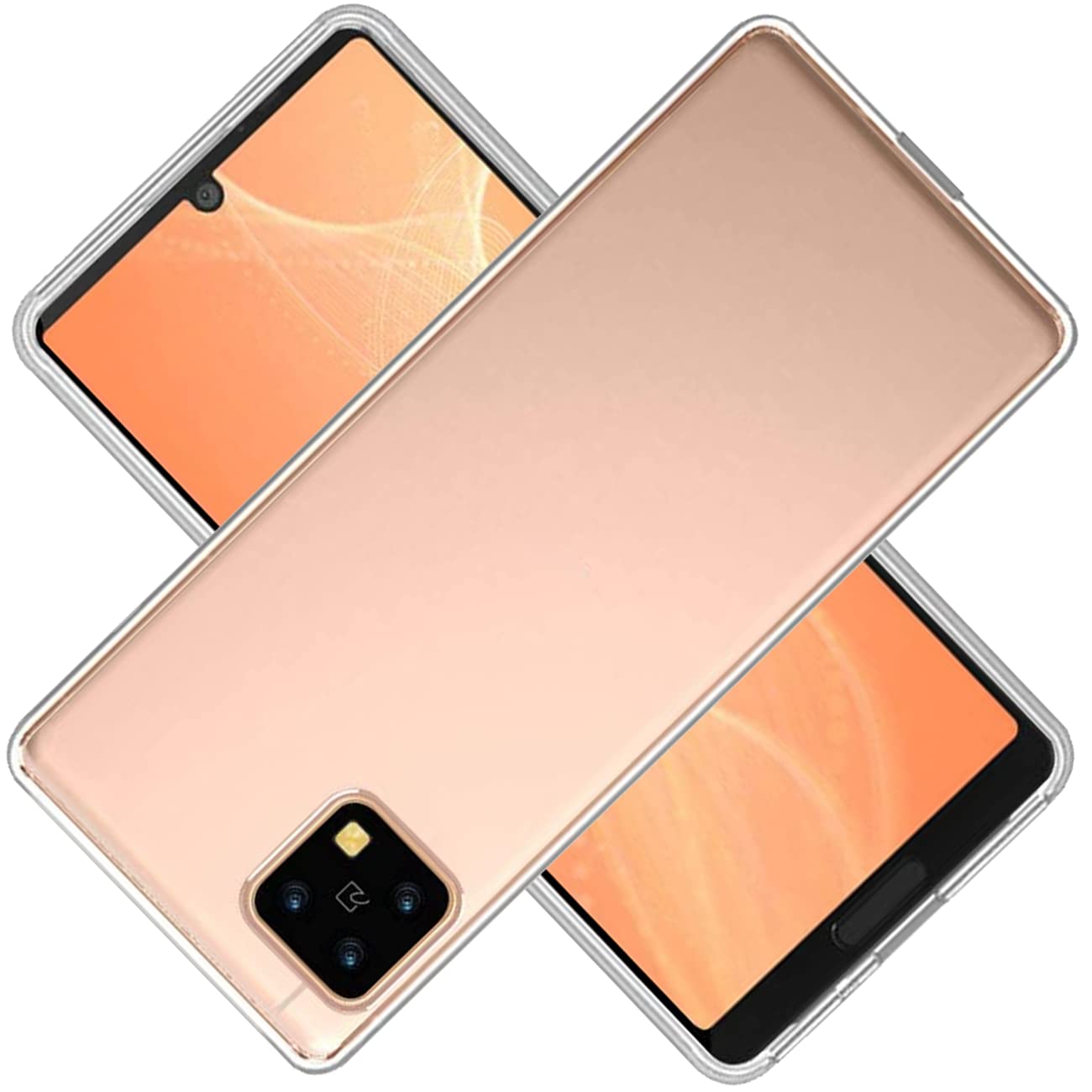 対応 AQUOS sense4 ケース あくおすセンスsense 5G スマホケース TPU バンパー SENXLL-AQUOSsense4T1