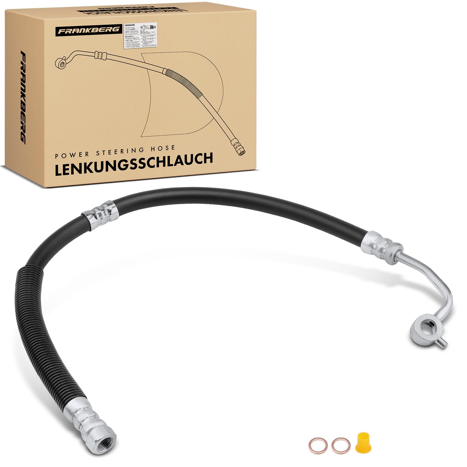 Frankberg Manguera de dirección asistida Compatible con Tucson JM 2.0L 2004-2012 Sportage JE KM 2.0L 2004-2010 Replace# 3402473,575102E000