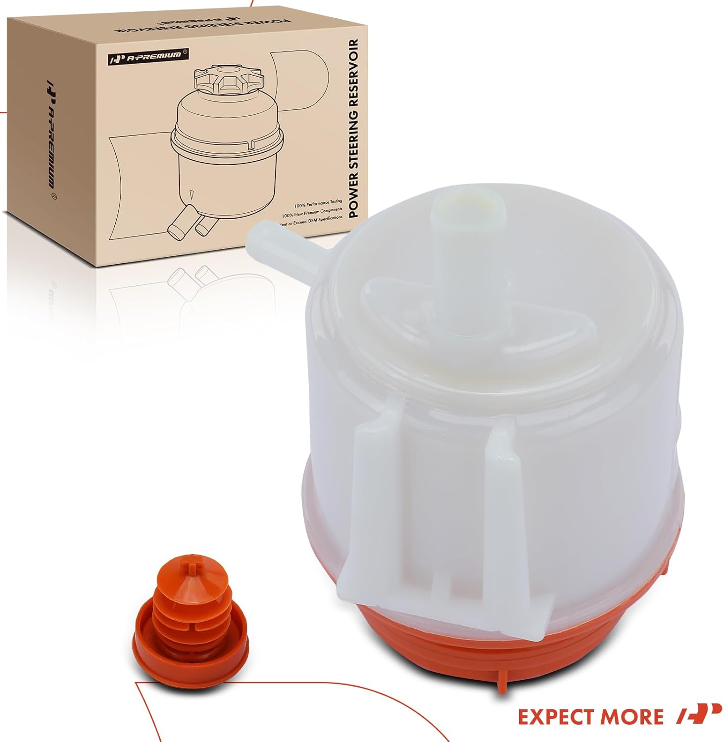 A-Premium Power Steering Reservoir/Tank with Cap Compatible with Suzuki Grand Vitara 2006 2007 2008 2009 2010 2011 2012 2013
