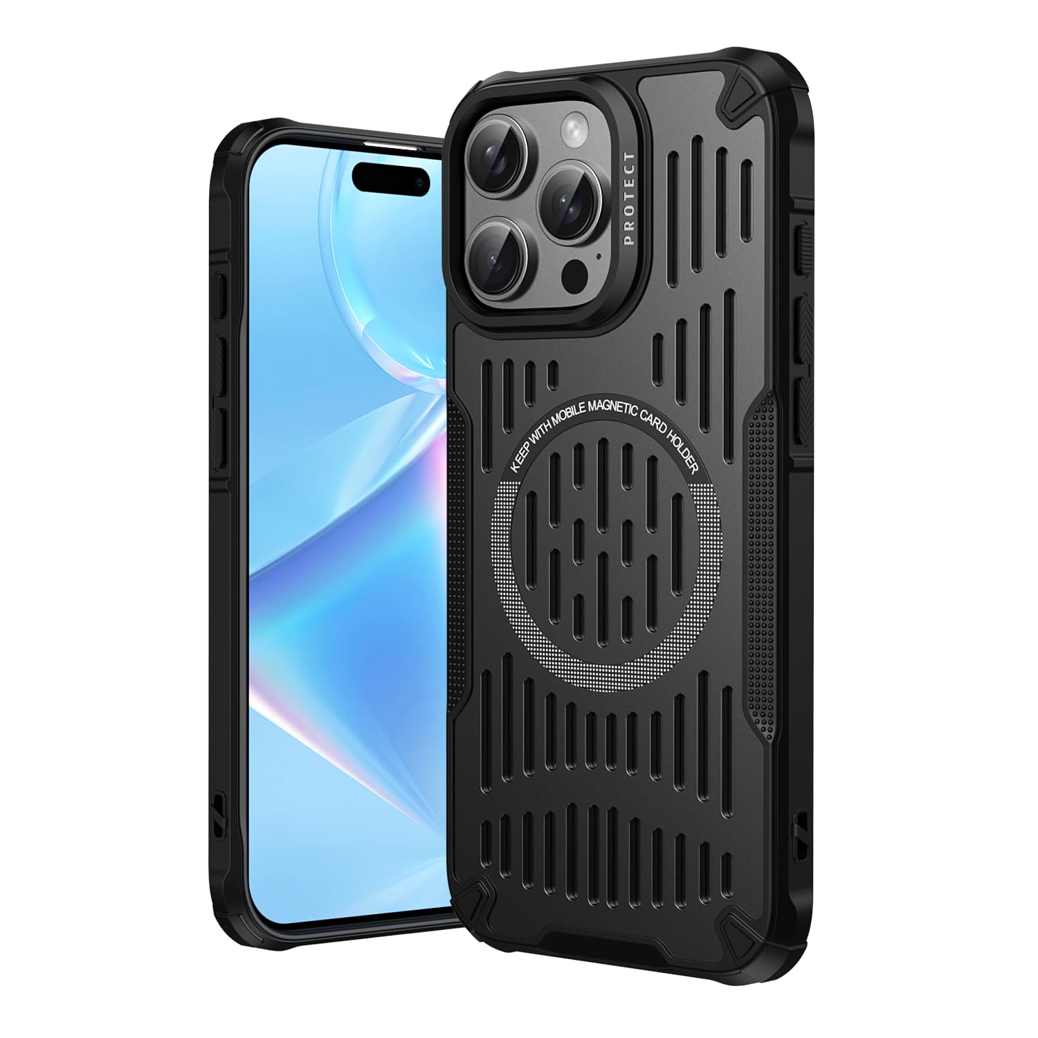 FAOMSEBS Senza Bordo Cover Per IPhone 16 Pro Per MagSafe - Foto 5