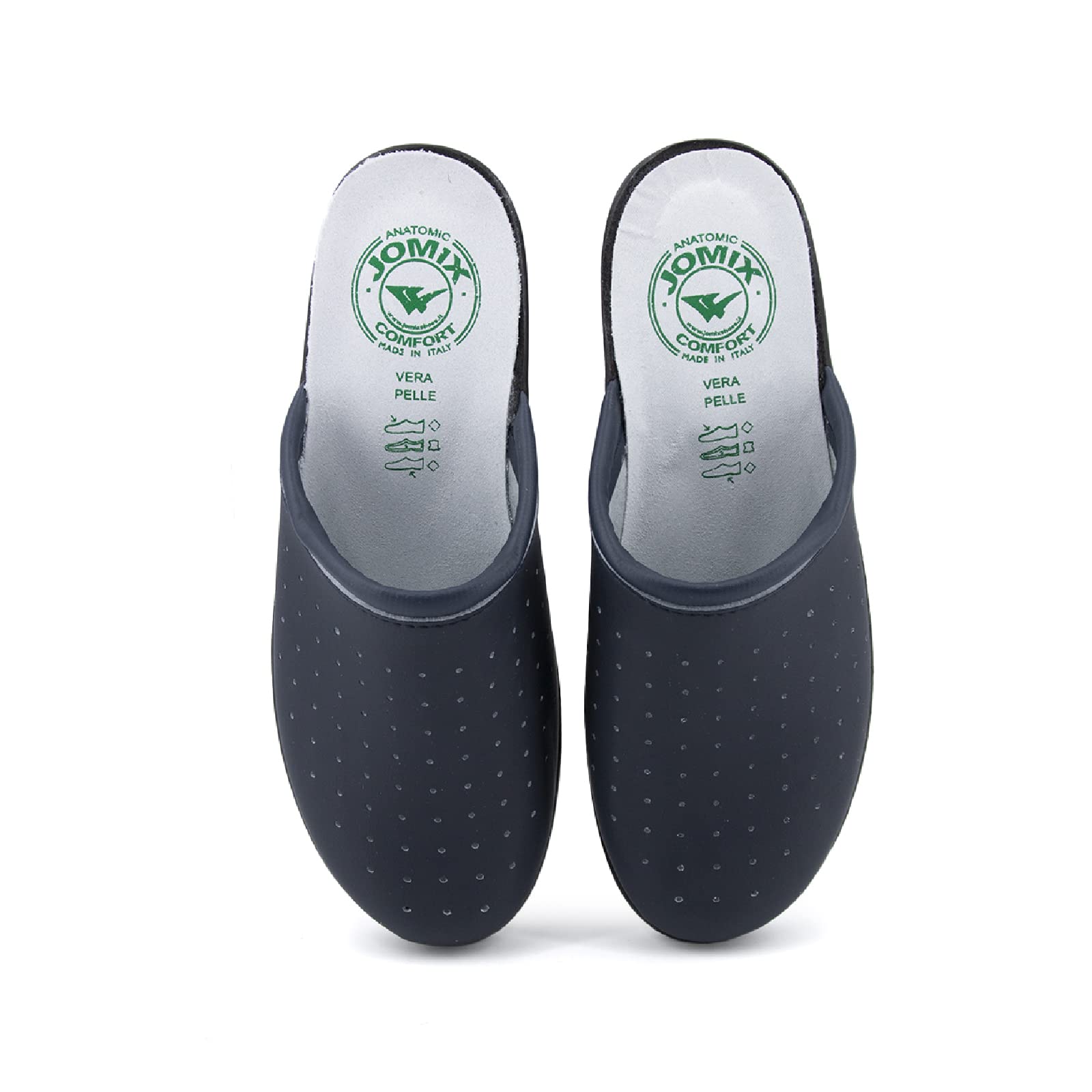 JOMIX Sabots Medical Femme Homme Sabot Femme Orthopédique Fabriqués en Italie Bleu Navy / 41 EU