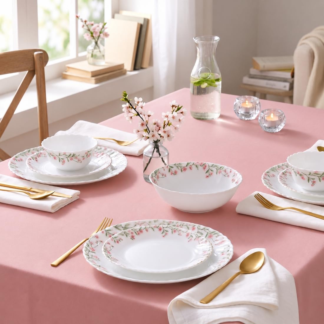 La Opala Spring Meadows Dinner Set - 18 Piece -1 La Opala Spring Meadows Dinner Set - 18 Piece -1