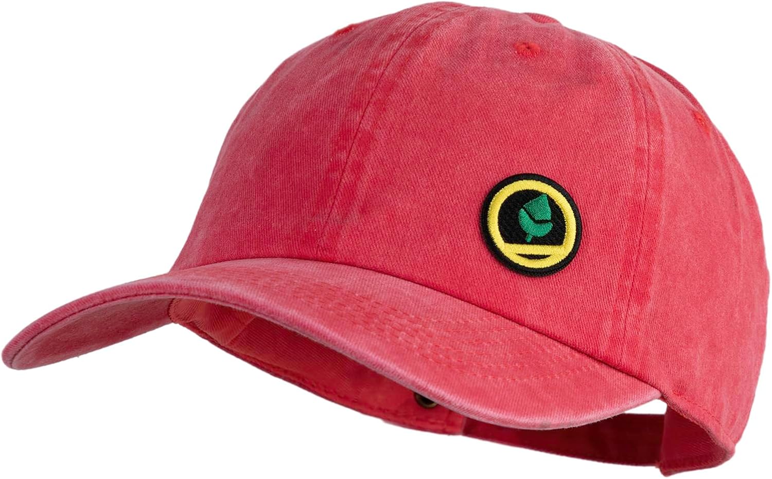 Trainer Red Monster Hunter Patched Unstructured Pigment Dyed Cotton Cap