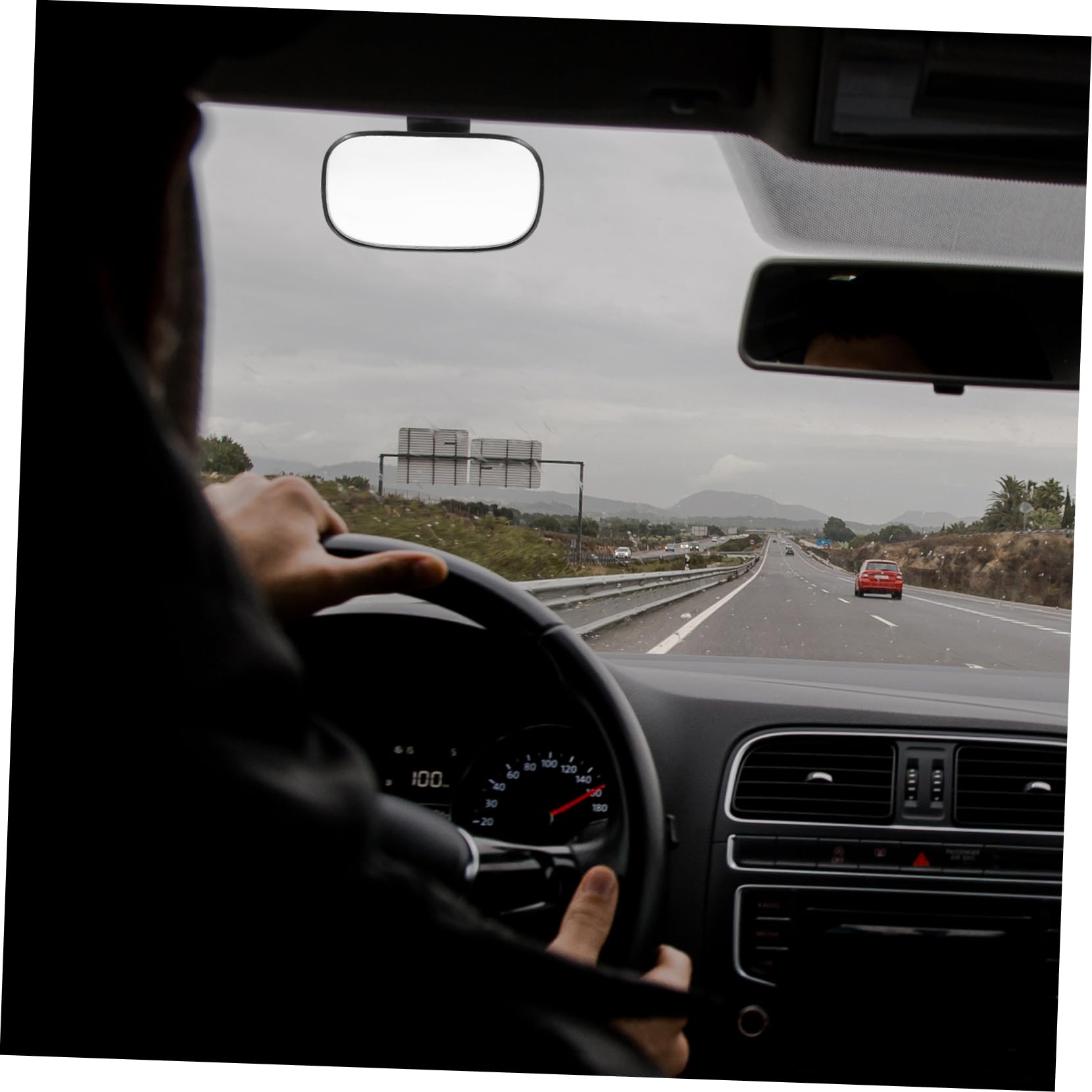 MOLUCKFU Car Backseat Mirror Clip for Safe Viewing Rear View Mirror for Easy Installation Any Vehicle Clear Reflection for Parents Caregivers