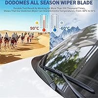 Vista 5 de Escobillas de limpiaparabrisas compatibles con Nissan X-Trail T32 Nissan Rogue 2013-2022 X Trail XTrail - Accesorios para parabrisas delantero