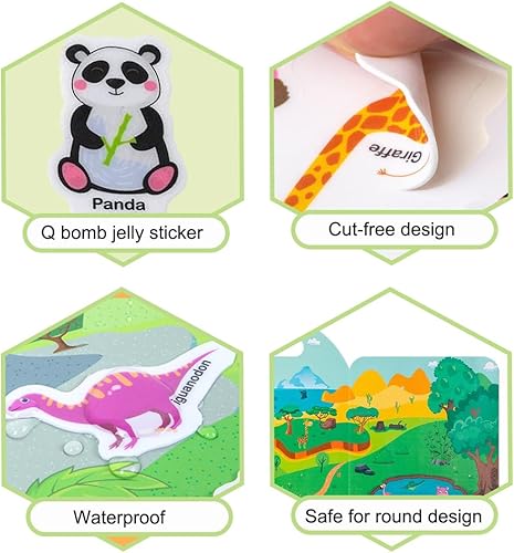 Miniatura 4 de Libro de actividades para niños pequeños a partir de 3 años, libro de calcomanías para niños pequeños a partir de 3 años, actividades de aprendizaje