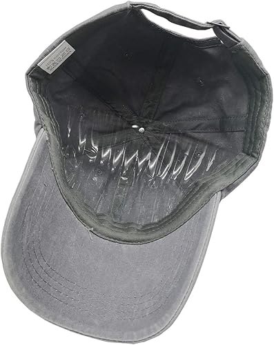 Miniatura 7 de HHNLB - Gorra de béisbol unisex con la leyenda Camping hair dont care diseño clásico de mezclilla ajustable