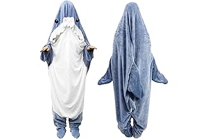 Shark Blanket Hoodie Onesie for Adult Kids