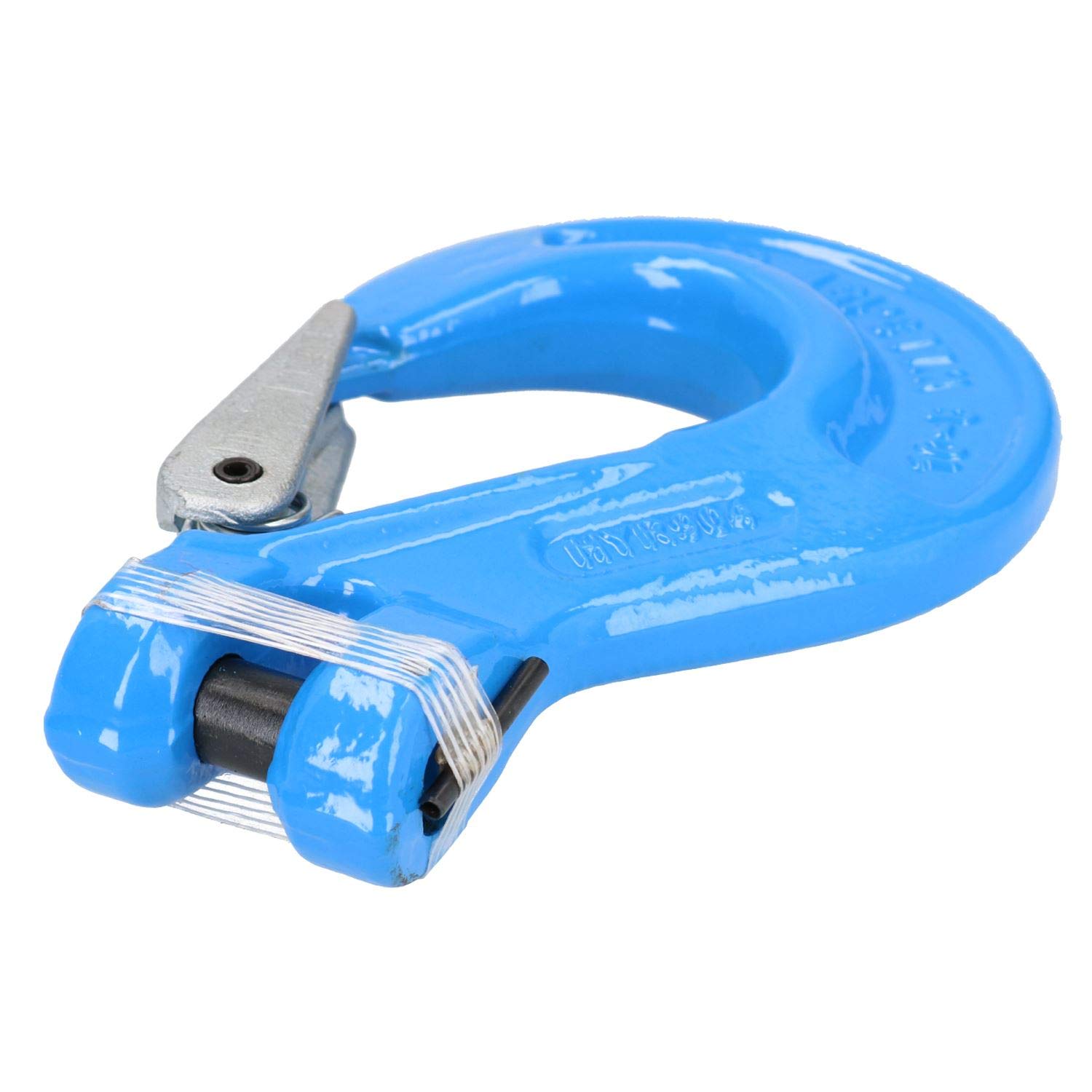 Clevis - Gancio di Sicurezza, capacità Massima di Sollevamento 3,15 tonnellate, Catena 10 mm, 2 Pezzi