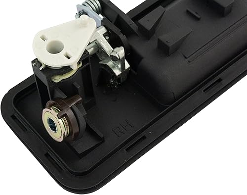 Miniatura 560 de TRQ Manija de puerta exterior delantera izquierda plateada para el lado del conductor compatible con Nissan 370Z 2009-2017