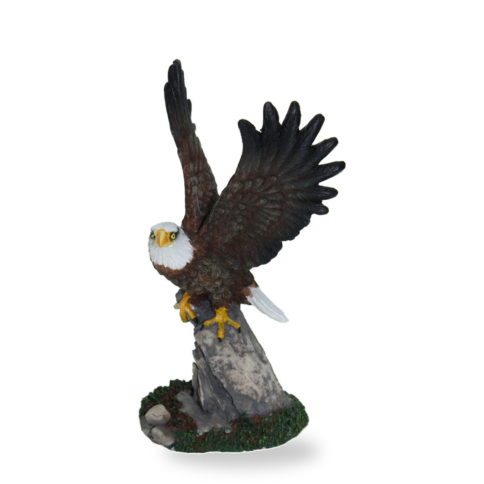 Cornelißen Polyresin Animal Figurine Bald Eagle, Height 18 cm