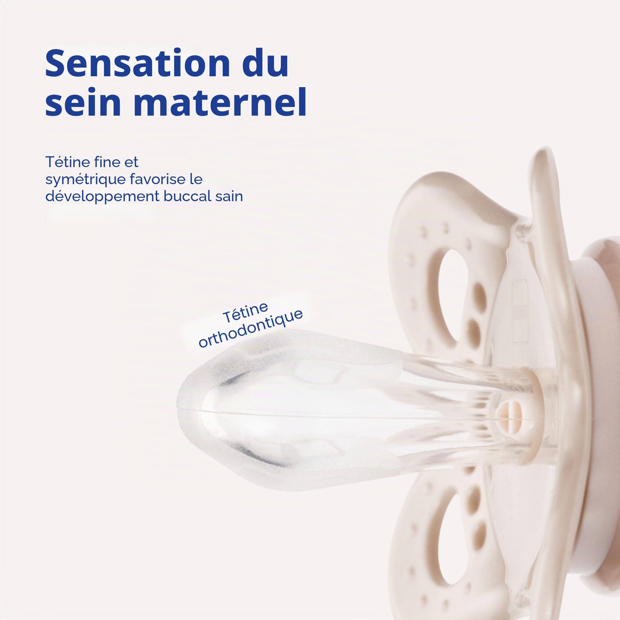 MAM Original Pure Night Lot de 2 tétines pour bébé de 2 à 6 mois, durables et biorenouvelables, tétine en silicone SkinSoft, tétine phosphorescente, crème (les motifs peuvent varier)