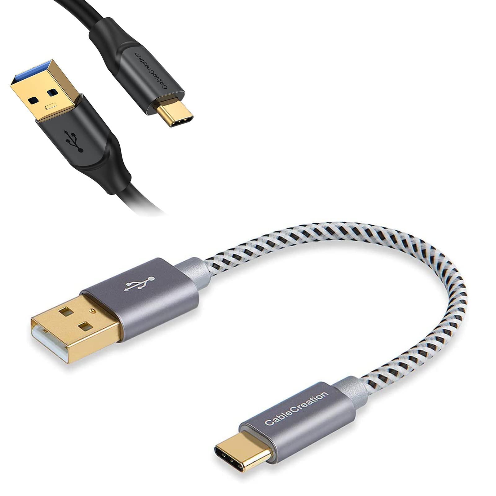 CableCreation 6-inch USB C Cable - 240W Charging, 20Gbps Data, 8K Video Support For Phones & Laptops