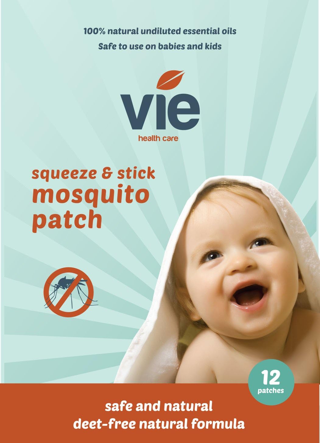 Mosquito Patches DEET Free Perfect for the Family (12 Patches)