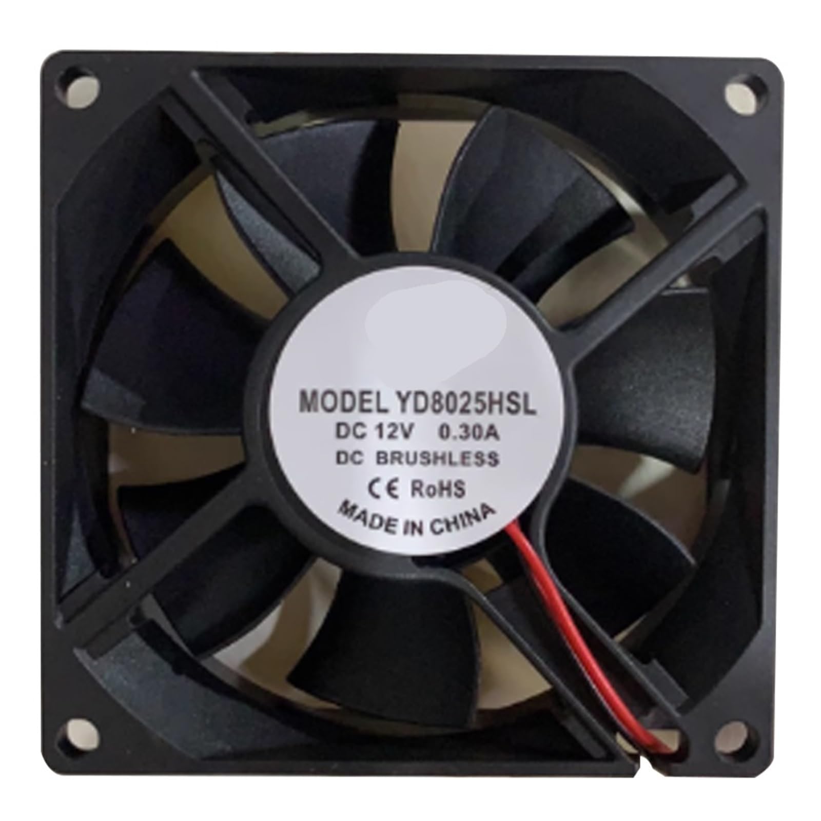 YMUGUEGH YD0825HSL 8025 DC12V 24V 0.15/0.3/0.2/25A cooling fan(YD8025HSL 12V 0.3A)