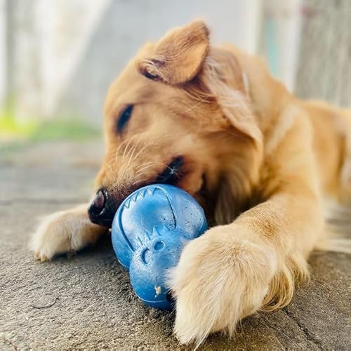 Pet Games Mordedor Recheável Super Resistente Monstrinho Azul Tamanho Médio Para Cães