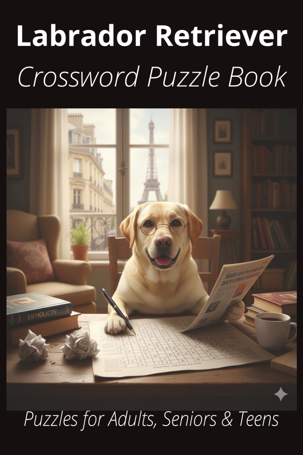 Labrador Retriever Crossword Puzzle Book: Crossword Puzzles with Easy-to-Read Print About Labrador Retrievers, Loyal Companions, Training, Fun Facts & ... Pet Lovers, Vacations, and Relaxing Moments