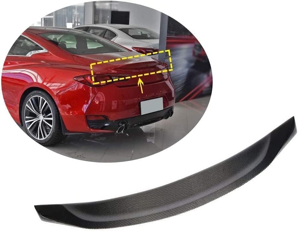 Becquet Arrière Infiniti Q60 Coupe 2016-2019 LUISAS Spoiler Coffre Lèvre Noir