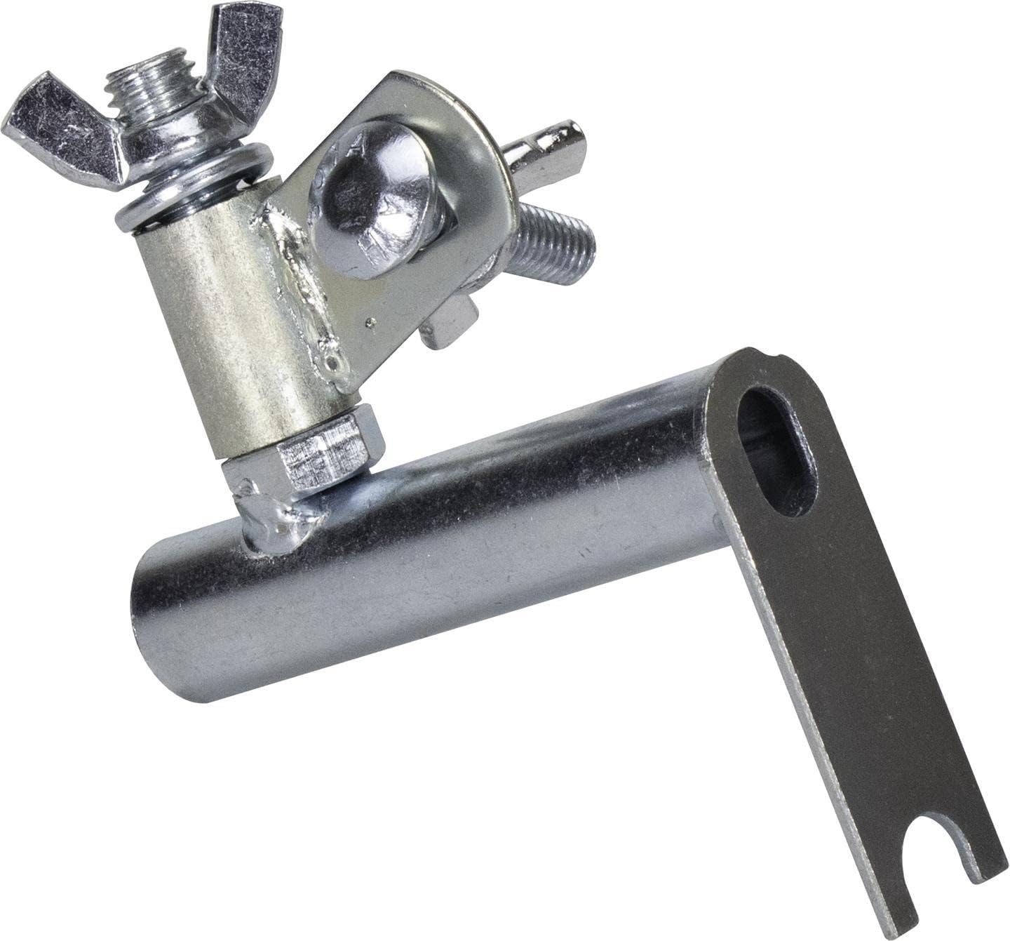 MARSHALLTOWN QLT Funny Trowel Handle Adapter, All-Angle Swivel Bracket | Turns Concrete Finishing Trowel Into a Small Fresno, Threaded Handles Sold Separately, 4826