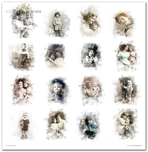 ITD Collection - Scrapbook Papier - Scrapbooking Set - Motivpapier zum Basteln - Dekorpapier 12x12 inches - 310 x 310 mm - 10 Blatt + 1 – Retro stripes - SLS-016