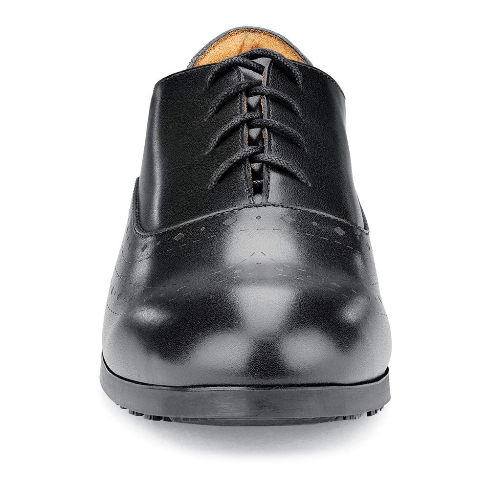 Shoes for Crews Chaussures Kora – Chaussures en Cuir Confortables, Semelles intérieures rembourrées, Semelle antidérapante, Style Classique pour Le Bureau – pour Femmes