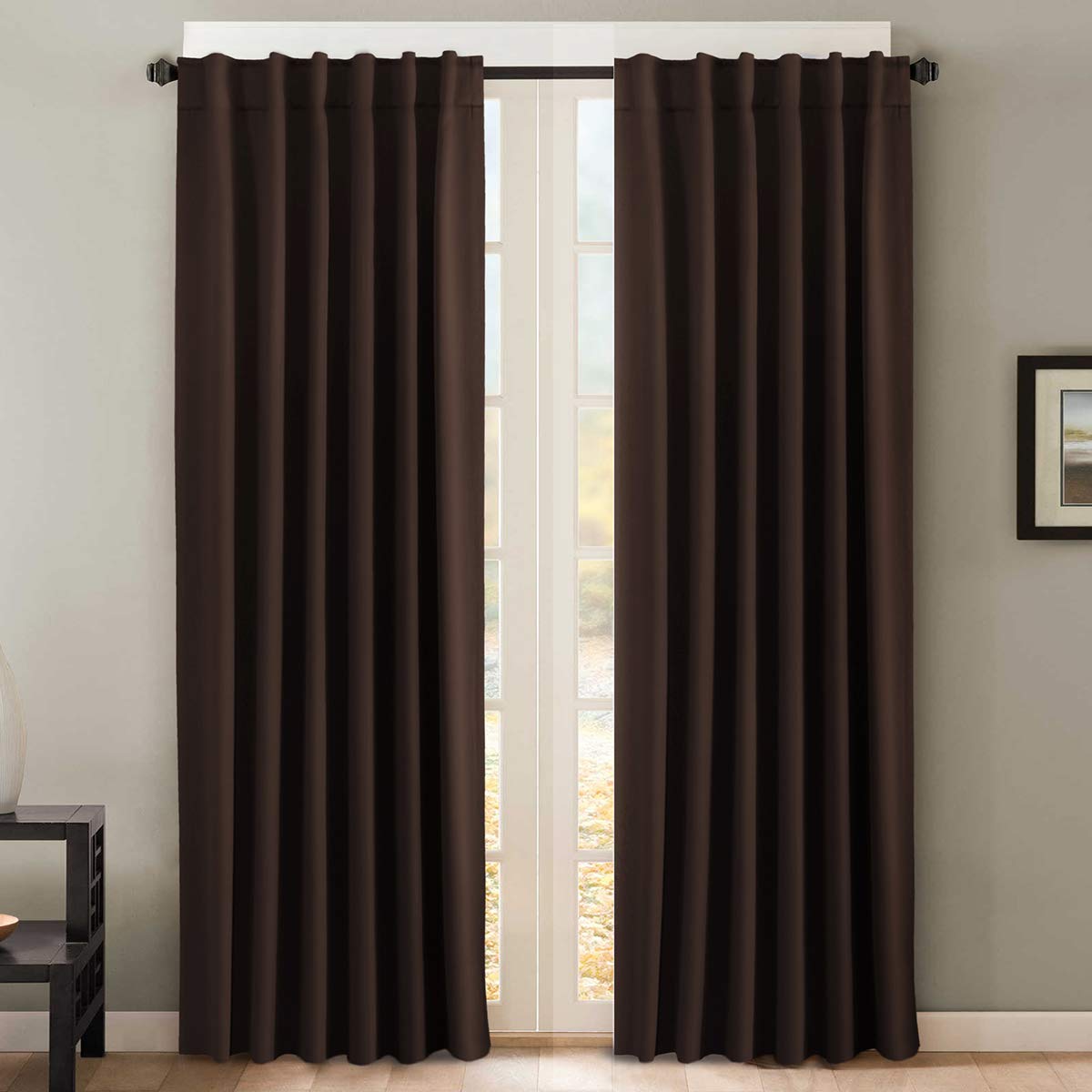 Chocolate Brown Curtains Walmart Curtains & Drapes 2023
