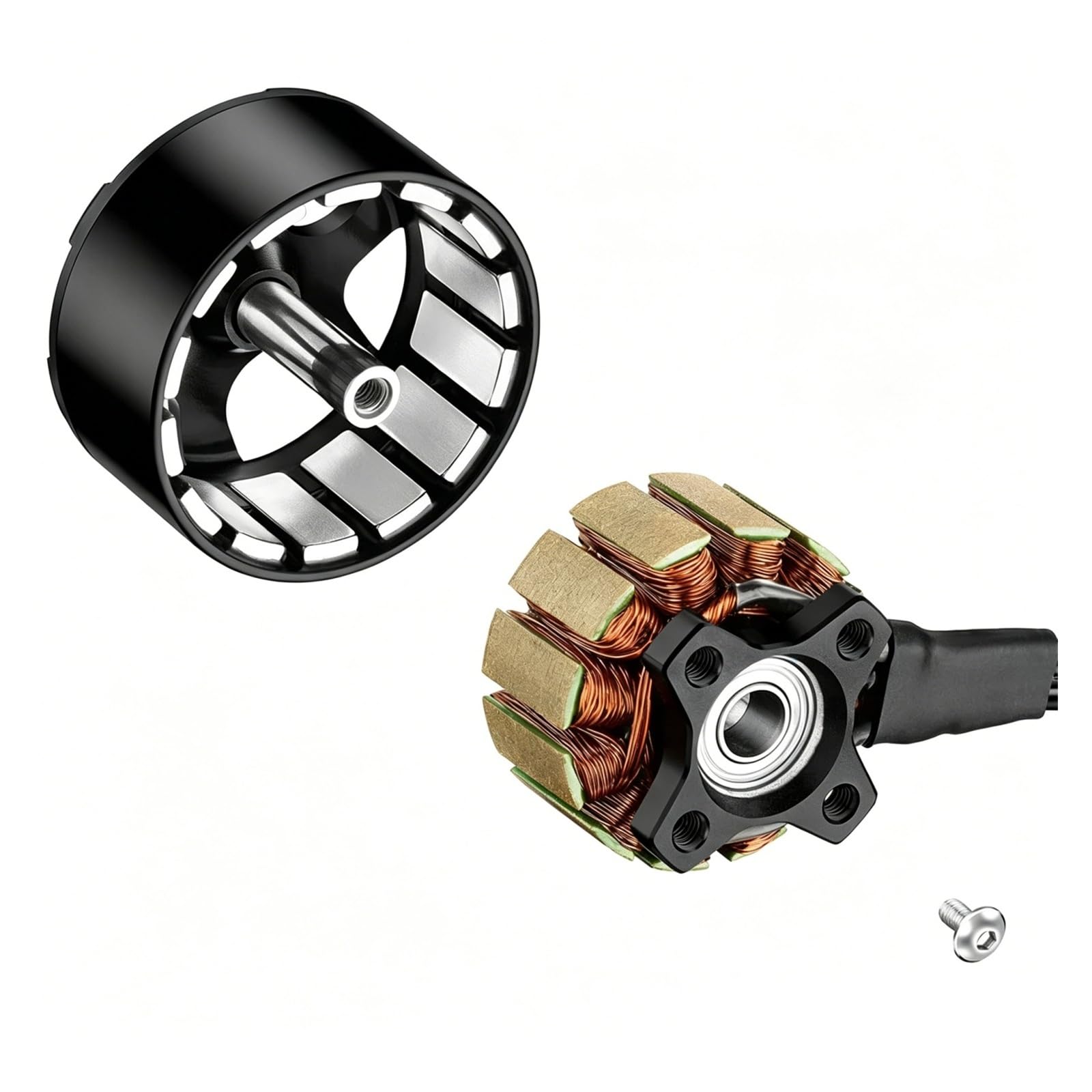 2807 2812 Motore Brushless Nero Multi KV 3-5S(4 pc 2807 1700KV)